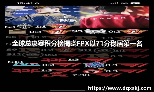 全球总决赛积分榜揭晓FPX以71分稳居第一名