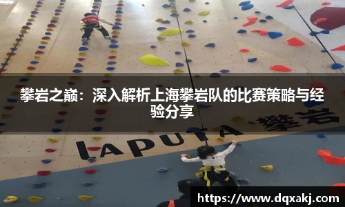 攀岩之巅：深入解析上海攀岩队的比赛策略与经验分享