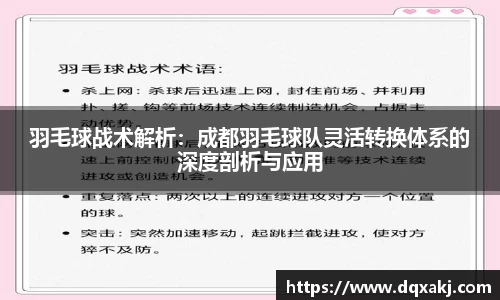 羽毛球战术解析：成都羽毛球队灵活转换体系的深度剖析与应用