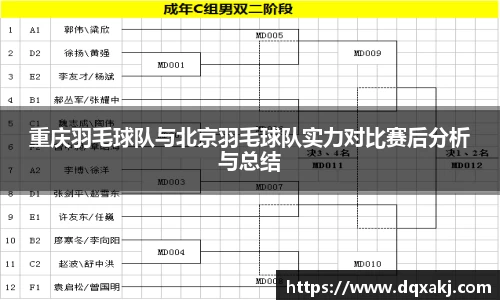 重庆羽毛球队与北京羽毛球队实力对比赛后分析与总结
